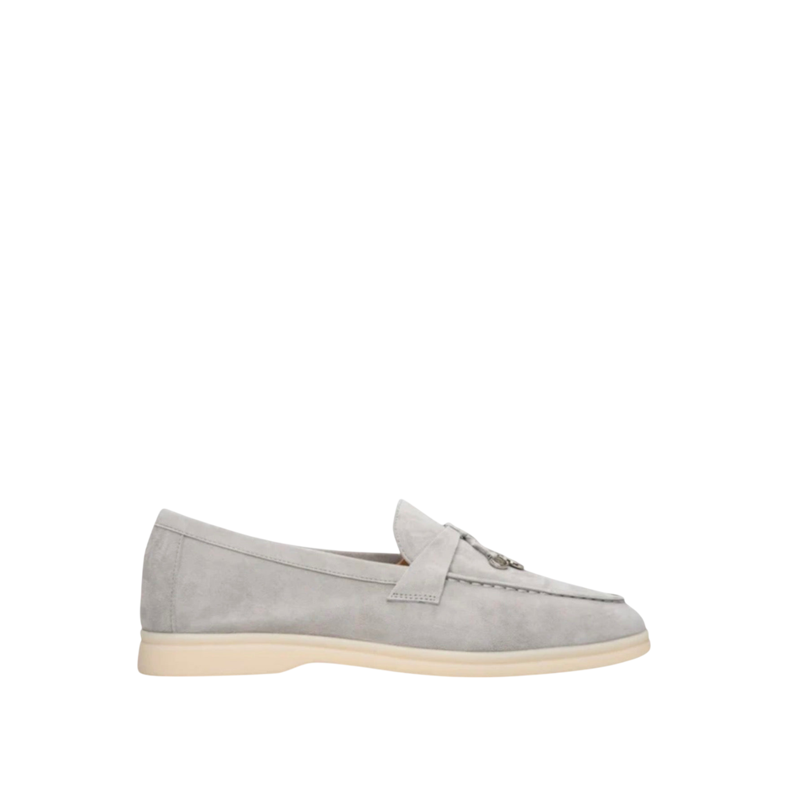Loro Piana Summer Charms Walk Loafer 'Grey' Main image