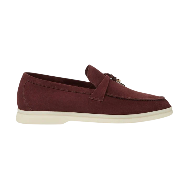 Loro Piana Summer Charms Walk Loafer 'Burgundy' Secondary image