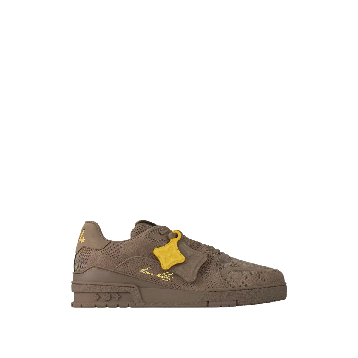 Louis Vuitton LV Trainer 'Damier Embossed' 'Taupe Brown'