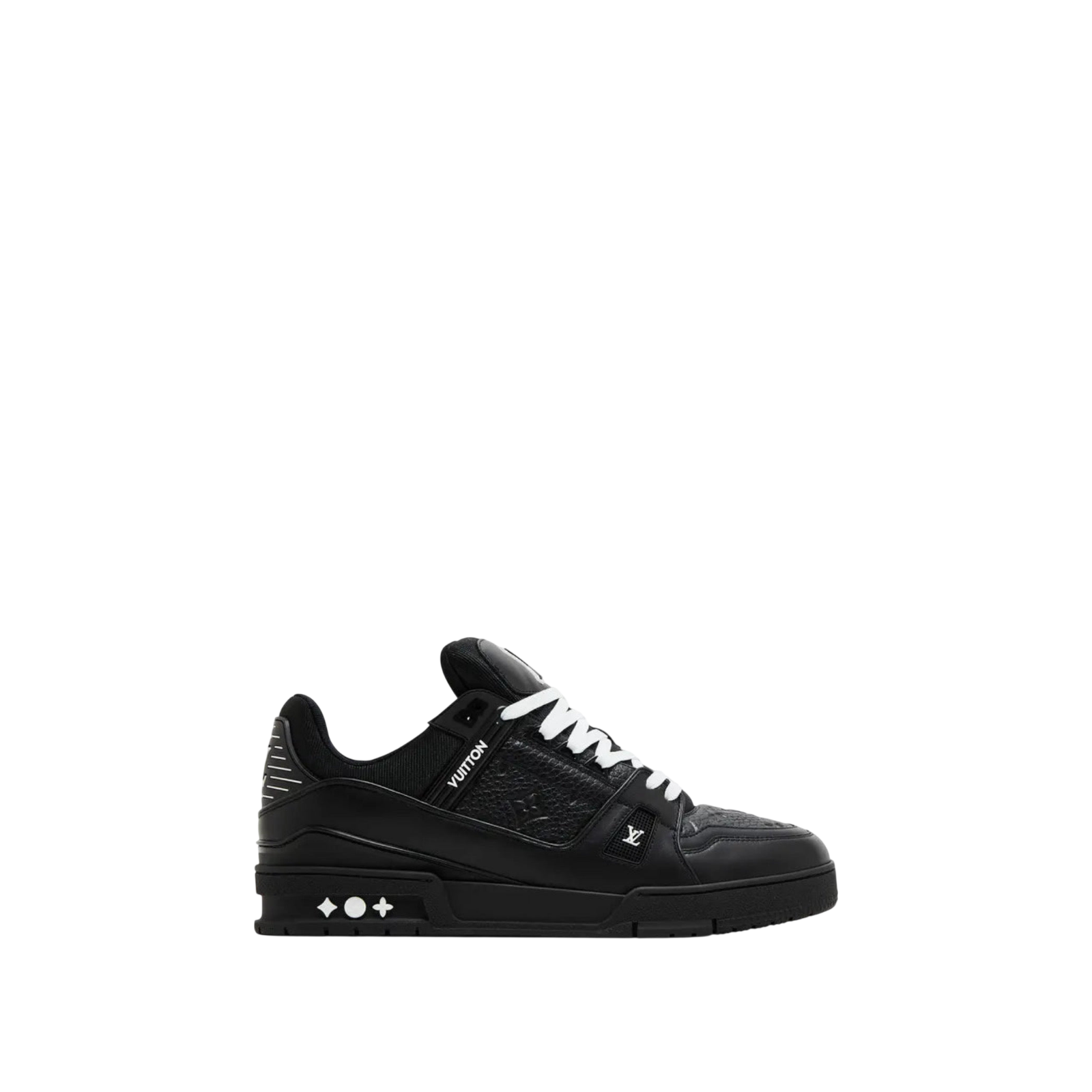Louis Vuitton LV Trainer 'Embossed Monogram' 'Black'