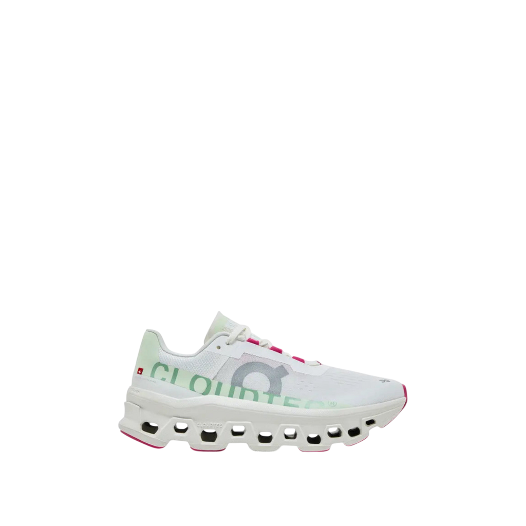 On Cloudmonster 'White / Lima'