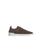 Zegna Triple Stitch Suede 'Brown'