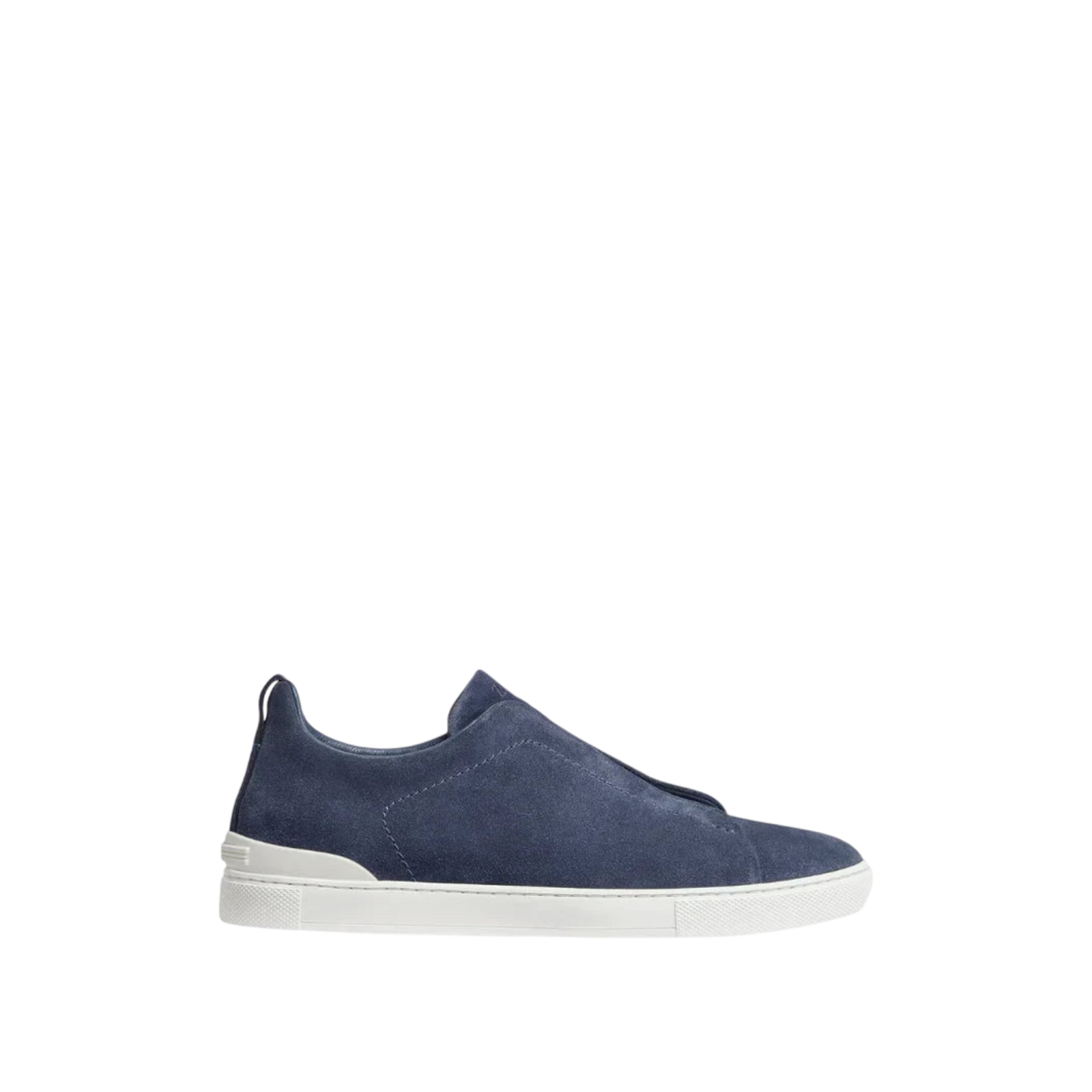 Zegna Grey Mélange Suede Triple Stitch™ Sneakers Main image