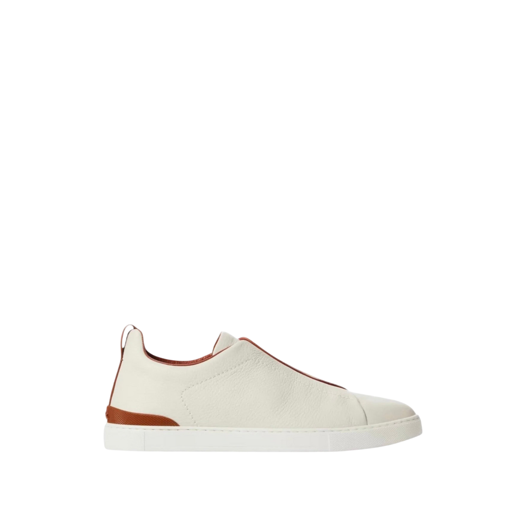 Zegna Triple Stitch Leather 'White'